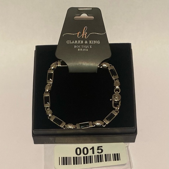 Men’s Grass Pattern Copper Bracelet 8.66 in - Picture 6 of 6